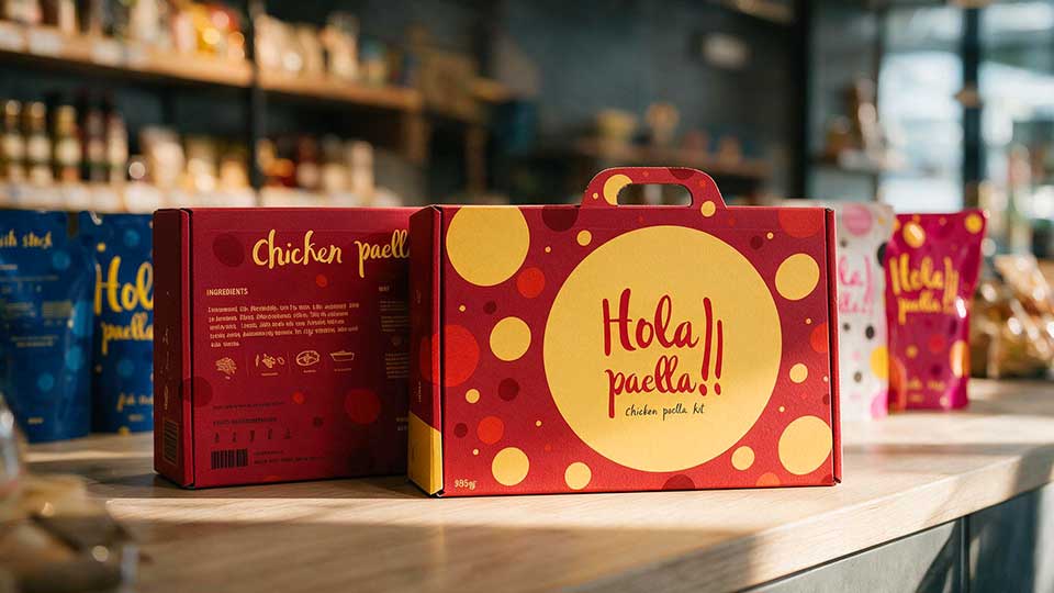 Diseño de packaging gourmet alimentación