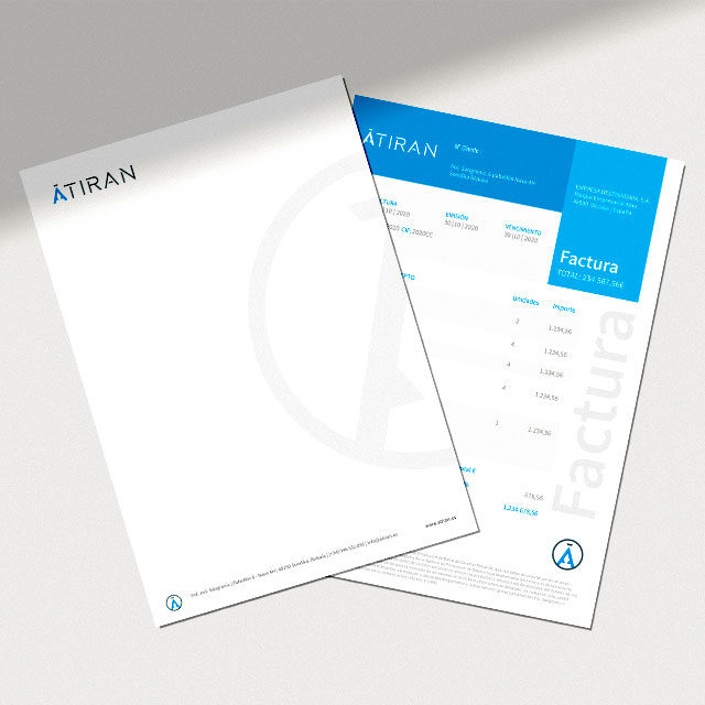 Diseño de identidad visual Atiran