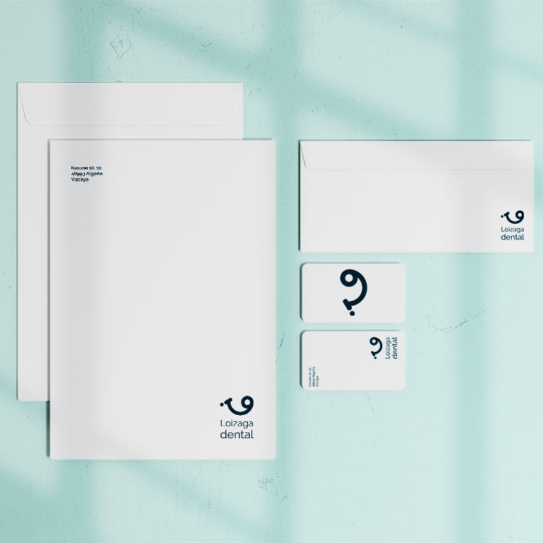 Diseño de identidad visual Loizaga dental