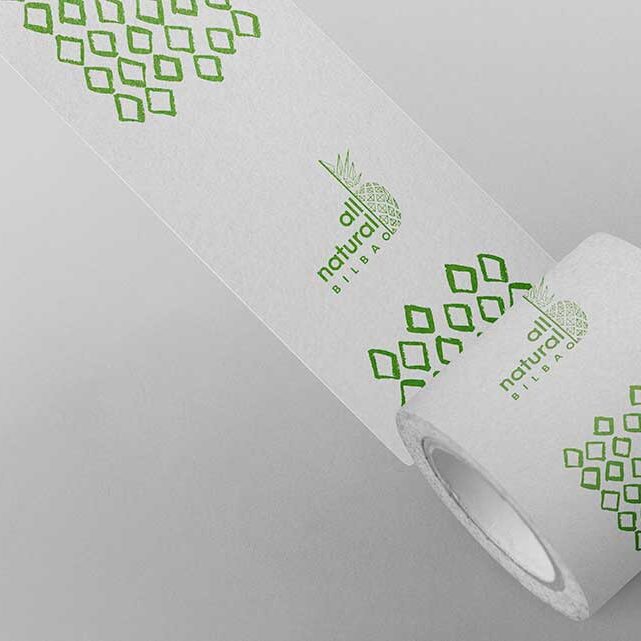 Diseño precinto personalizado All Natural