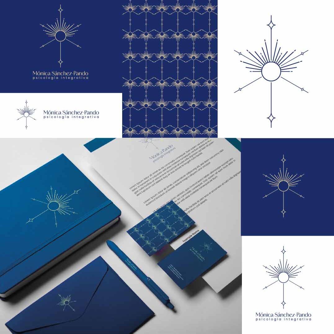 Diseño identidad visual-Mónnica Sanchez-Pando