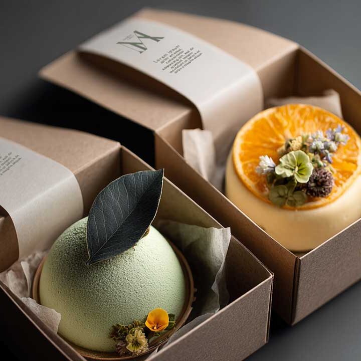 Diseño de packaging el identidad visual para restauracion y pastelería